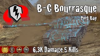 BatChâtillon Bourrasque  63K Damage 5 Kills  WoT Blitz Replays [upl. by Kiel]