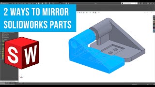 SOLIDWORKS Quick Tip  How to Mirror Parts [upl. by Ainsley811]