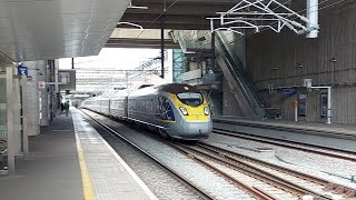 Trains at Stratford Intl [upl. by Begga]