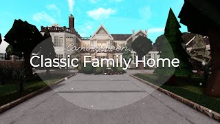 Classic Family Mansion Coming Soon  Roblox Bloxburg [upl. by Atrebor]