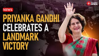 Priyankas Emotional Reaction to Historic Win After Debut In Electoral Politics [upl. by Onez]