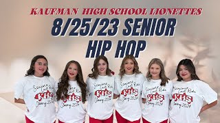 Kaufman Lionettes Senior Hip Hop August 25 2023 [upl. by Westney]