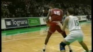 Benetton Treviso vs Olympiakos 7379 Euroleague 1994 [upl. by Cadel]