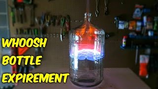 Giant Whoosh Bottle Experiment with 70 and 95 Alcohol [upl. by Anigriv]