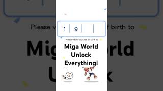 Miga World Unlocked Everything Miga World Free Code migaworld [upl. by Rambert895]