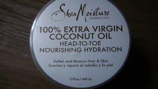 Shea Moisture Extra Virgin Coconut Oil [upl. by Ossy]