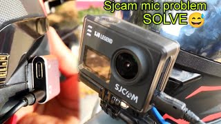 Sjcam sj6 legend mic adapter  sjcam mic problem  Sjcamsj6 legend mic  Sjcam external mic [upl. by Dorkas]