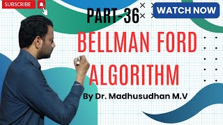 Part 36  Bellman Ford Algorithm [upl. by Kevina]