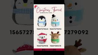 Christmas Bloxburg decals codes for you  rosegamergo roblox christmas bloxburg codes xmas [upl. by Desirea]