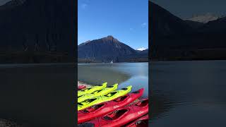 Amazing views of Mendenhall Glacier On the Lake canoeing [upl. by Tshombe791]