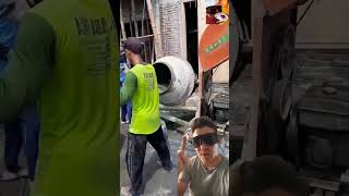 como usar la concretera en una maquina multiusos contruction arquitetura viralvideo [upl. by Amalberga]