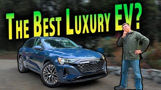 The 2024 Audi Q8 etron Is Finally The Electric Audi We Were Promised  2024 Q8 etron Review [upl. by Weismann812]