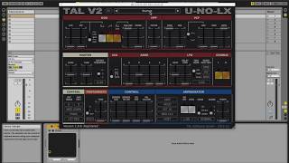 TECH TIP 2 TalUNoLX in an Ableton Livebased Keyboard Rig [upl. by Knitter428]