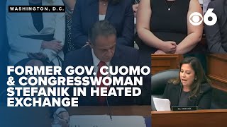 Heated confrontation with Congresswoman Stefanik and former NY Gov Cuomo [upl. by Gentilis]