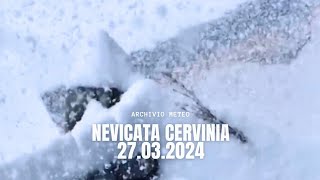 FITTA NEVICATA a Cervinia 27032024 [upl. by Yelrah831]