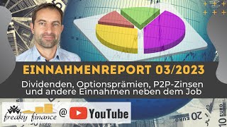 Einnahmenreport März 2023 Fast 10k € MärzEinnahmen wieder sehr gut  sehr stabiles erstes Quartal [upl. by Haman]