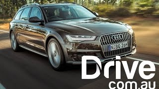 Audi A6 Allroad 2015 First Drive Review  Drivecomau [upl. by Enillebyam]