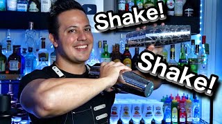 👍🏻TECNICAS BARTENDER como agitar con DOS MANOS❕ [upl. by Egidio]