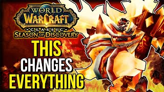 This May Be The BIGGEST Dev Post On Season of Discovery Yet  Season of Discovery  Classic WoW [upl. by Andres]