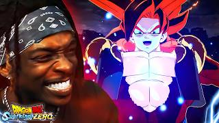 SSJ4 GOGETA DRAGON BALL Sparking ZERO OFFICIAL GT TRAILER REACTION [upl. by Erika]