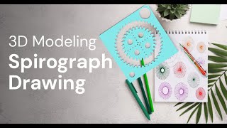 3D Modeling  Spirograph [upl. by Sheehan]