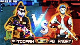 1vs1 nxt TOOFAN vs PG angry in free fire fouryou viralvideo 1v1freefire [upl. by Chenee]