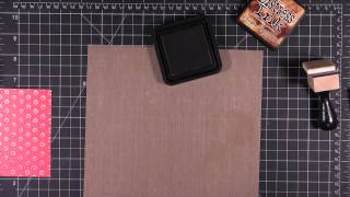 Quick Tip  Ideas for Embossed Cardstock [upl. by Jangro]