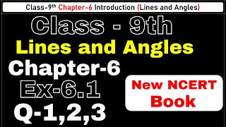 Class 9 Maths  Ex 61 Chapter 6  Lines and Angles  CBSE NCERT  Session 202425 [upl. by Aidin]