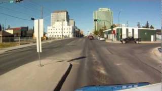 Yellowknife  Airport to Downtown via Old Airport Road [upl. by Aros666]