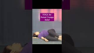 5Minute Morning Yoga Routine to Ease Period Cramps  Manjula Yoga [upl. by Haelak]