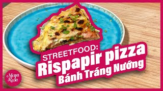 Rispapirpizzaen så enkel og rask å lage Bánh Tráng Nướng [upl. by Liakim]