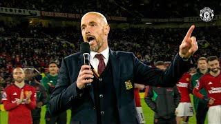 Erik ten Hags Old Trafford Speech 🗣️ [upl. by Griselda519]