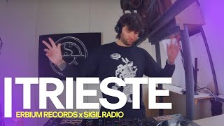 TRIESTE DJ SET  SIGIL RADIO  Erbium Records [upl. by Derfliw109]