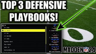 THE UPDATED BEST DEFENSIVE PLAYBOOKS IN MADDEN 24 [upl. by Ede]