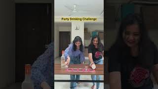 Vodka Shot Challenge  House Party Games  Ritu vs Astha partygames oneminute [upl. by Yrrah]