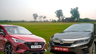 Honda City 2020 vs Hyundai Verna 2020 Comparison honda city vs verna 2020 verna vs honda city 2020 [upl. by Reyam351]