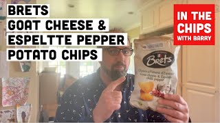 🇫🇷 Brets Goat Cheese and Espelette Pepper Potato Chips on In The Chips with Barry [upl. by Gold]