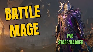 Throne and Liberty Battlemage Build Staff Dagger PVE [upl. by Ursola]