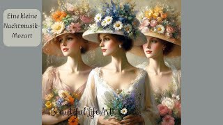 Eine kleine Nachtmusik Mozart Serenade No 13 Elegant Flower Hats classicalmusic [upl. by Kinghorn236]