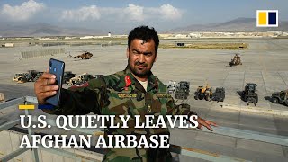 US troops leave Afghanistan’s Bagram airbase without notifying new Afghan commander [upl. by Gay]