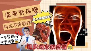 痛風不想步入洗腎夢靨，關鍵在於減低發作的頻率，洪永祥醫師分享臨床治療心得，只要掌握痛風急性發作的關鍵三條件，就可以非常有效避掉痛風發作了。慢性腎衰竭痛風腎病變尿酸過高尿毒症 [upl. by Enal]