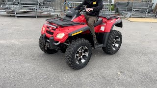 Köp ATV CanAm Outlander 800 med bandsats på Klaravik [upl. by Raji]