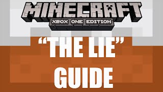 Minecraft Xbox One  quotThe Liequot Achievement Guide Xbox OnePS4 [upl. by Cochard]