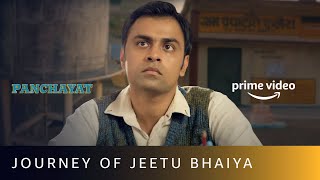 The Journey Of Abhishek Tripathi ft Jeetu Bhaiya  Panchayat  Amazon Prime Video [upl. by Emrich239]