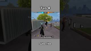 1 vs 4 in CSR destroyed in seconds 👽shortsfeed freefire vikkiyt gaming [upl. by Gustavus]