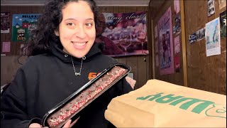 ASMR Subway Mukbang 🥪🥤🍪 [upl. by Homere477]