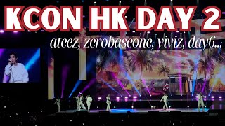 KCON HONG KONG DAY 2 ateez zerobaseone viviz day6 [upl. by Weylin]