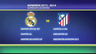 Supercopa Española Real Madrid vs Atleti en números [upl. by Buhler]