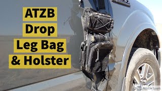 ATZB Drop Leg Bag amp Holster Review [upl. by Standush]