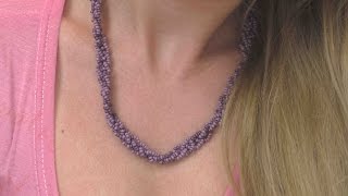 DIY Necklace Tutorial  Tolle Kette aus Miniperlen selber machen Anleitung [upl. by Meador]